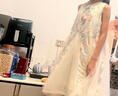 女童裙子夏薄款2026新款夏季兒童碎花裙夏裝小女孩洋氣公主連衣裙 郁金香裙子 160 曬單實拍圖