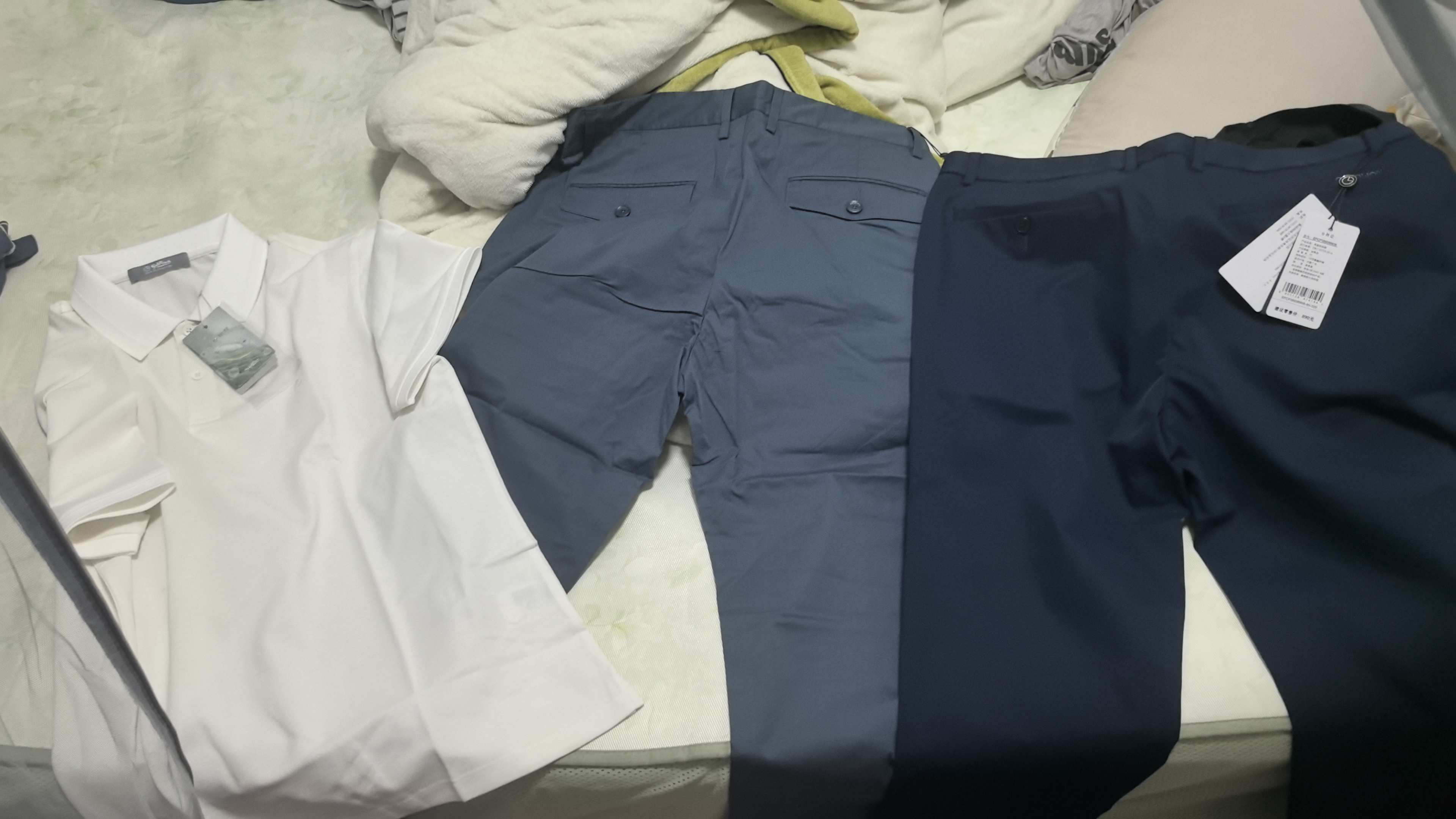 金利來【汗無(wú)影7A抗菌】2026春夏新款短袖polo衫男簡(jiǎn)約商務(wù)休閑翻領(lǐng)T恤 白色-00 L 175/92A 推薦135-150斤 曬單實(shí)拍圖