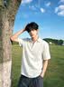 棉致老錢風polo衫t恤短袖男夏季新款涼感透氣慵懶松弛感打底衫衣服 8012白色【高品質】 XL 120-140斤 曬單實拍圖