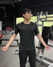 安踏（ANTA）冰絲速干衣男士t恤短袖男款2026夏季新款高端半袖青少年運動衣服 基礎黑（冰絲速干-肩膀標） 【90%用戶選擇】 L /175(120-140斤） 曬單實拍圖