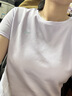 安踏速干T丨跑步運動T恤女夏季新款正肩修身透氣健身短袖上衣 曬單實拍圖