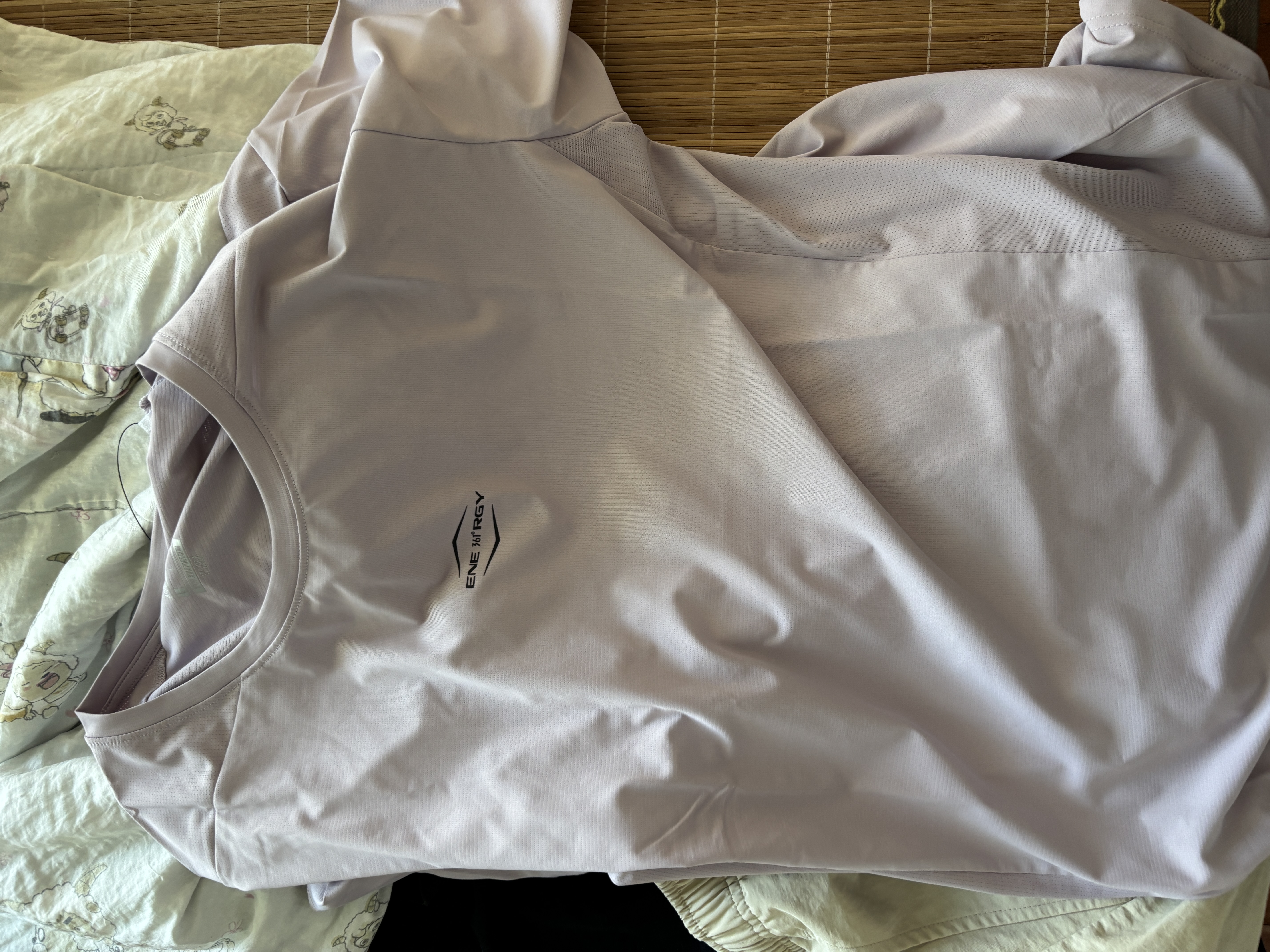 361°t恤男夏季薄荷T速干寬松健身運動休閑短袖清涼上衣服652624124-6 曬單實拍圖