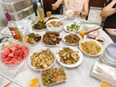 mornenjoy釉下彩碗盤碟套裝家用2026新款高顏值餐具整套陶瓷飯碗筷喬遷碗具 【店長推薦】月如煙6人食（禮盒裝） 36頭 微波爐洗碗機 曬單實拍圖
