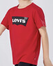 李維斯（Levi's）【純棉】短袖T恤男女2026夏經(jīng)典蝙蝠標(biāo)官方旗艦休閑上衣透氣 辣椒紅 130 /64 【建議身高116-122cm】 曬單實(shí)拍圖