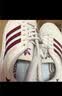 adidas NY 90 STRIPES經(jīng)典運(yùn)動板鞋男女阿迪達(dá)斯三葉草   漢玉白/紅色/金色   40.5 曬單實(shí)拍圖