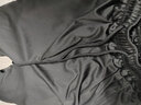 浩術(shù)七分褲男士夏季薄款冰絲透氣速干加肥加大寬松外穿休閑運動(dòng)七分褲 黑色+淺灰色【兩件裝】 L 【100-115斤】 曬單實(shí)拍圖