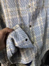 安初夏小香風(fēng)夾克外套男士休閑套裝秋冬季新款潮牌寬松衣服男裝三件套 小香風(fēng)藍外套+棉白T+藍牛仔褲 XL 【建議125-140內】 曬單實(shí)拍圖