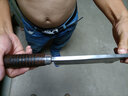 譚鐵匠手工鍛打殺魚(yú)刀專(zhuān)用刀賣(mài)魚(yú)專(zhuān)業(yè)廚房魚(yú)頭刀斬雞砍骨刀宰魚(yú)刀魚(yú)檔水產(chǎn)刀 曬單實(shí)拍圖