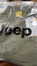 JEEP吉普短袖T恤男士夏季polo衫潮流休閑寬松涼感衣服男裝軍綠XL 曬單實拍圖