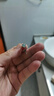 周百福魚尾藍水翡翠銀耳釘女款仙氣玉耳墜小眾百搭銀耳飾七夕禮物送女友 曬單實拍圖