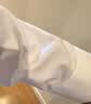 羅蒙（ROMON）【200支DP免燙】長袖襯衫男高端商務休閑上衣純棉襯衣 白色 42 曬單實拍圖