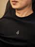 HAZZYS【液氨工藝】哈吉斯男裝 26新款夏季休閑圓領(lǐng)短袖T恤男 黑色BK L （175/96A 48） 曬單實拍圖