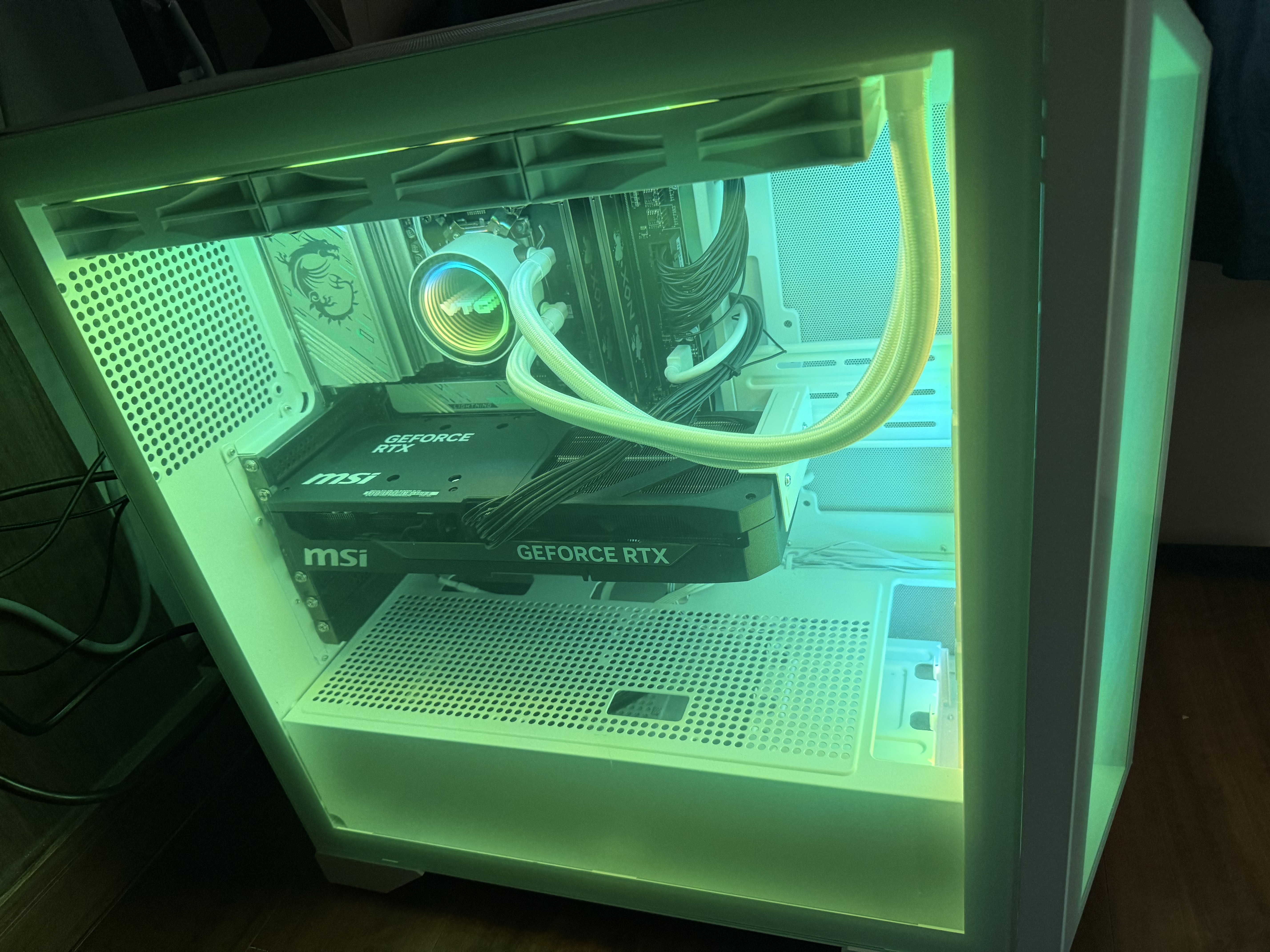 微星（MSI）宙斯盾ZS2 AMD銳龍 R7 9800X3D/RTX5080/32G DDR5/2T國家補貼游戲臺式機電腦主機整機openclaw龍蝦 曬單實拍圖