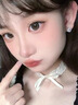 芯奢S999純銀針粉色小方鉆耳釘女士簡約小巧睡覺免摘耳飾甜美精致耳環 s999銀針粉鉆耳釘一對+S999足銀耳堵 曬單實拍圖