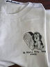 森馬（Semir）短袖T恤女夏季小狗刺繡純棉寬松衣服圖案可愛休閑女生套頭衫 粉紅A61352 L 曬單實拍圖