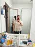 三彩【100棉】碎花小衫V領(lǐng)系帶泡泡袖短袖襯衫2026夏季新款女裝上衣M 米白色花卉 XL 170/92A 曬單實(shí)拍圖