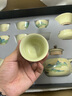 祥業(yè)汝窯功夫茶具整套裝高檔泡茶器全套茶壺茶杯喬遷春節送禮伴手禮品 黃汝窯知足西施壺六杯配正把公杯9件套+汝窯禮盒 曬單實(shí)拍圖