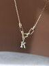 KKLUE【七夕禮物】-基礎(chǔ)系列時(shí)尚S925銀項(xiàng)鏈素鏈銀鍍金色鋯石項(xiàng)鏈細(xì)版 S925銀鍍金線(xiàn)索項(xiàng)鏈(細(xì)版) 曬單實(shí)拍圖