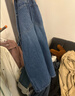 優衣庫牛仔裙褲/水洗產品女裝闊感裙褲26春夏新款488694 487976/65寶藍色 29 /165/74A 曬單實拍圖
