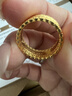 老鳳祥黃金戒指足金999腰纏萬貫戒指金戒指對(duì)戒生日禮物送女朋友老婆 金重約1.23g #12現(xiàn)貨 曬單實(shí)拍圖