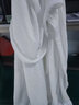皮爾卡丹（pierre cardin）特大碼300斤防曬襯衫女夏季韓版寬松百搭中長款開衫襯衣薄外套潮 白色【高質量舒適透氣連帽防曬衣 L 【建議90-120斤】 曬單實拍圖
