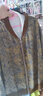 齊黛（QUEDIT）真絲上衣女2026春夏新款長(zhǎng)袖媽媽棒球服夾克桑蠶絲短外套 金葵腰果 XL 推薦120-130斤 曬單實(shí)拍圖
