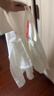 名創(chuàng)優(yōu)品（MINISO）短袖襯衫男士夏季新款涼感冰絲襯衣寬松休閑白色薄外套 白 L 曬單實拍圖