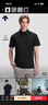 迪桑特（DESCENTE）DUALIS系列都市通勤男士吸濕速干短袖POLO衫 IB-墨黑色 XL (180/100A) 曬單實拍圖