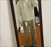 優(yōu)衣庫(kù)寬松連帽拉鏈運(yùn)動(dòng)開衫/長(zhǎng)袖男裝女裝合作款/外套衛(wèi)衣486300 485735/30淺米色 M 曬單實(shí)拍圖