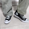 匡威（Converse）莫爾登All Star夏季帆布運動休閑板鞋黑色A00811C A00811C 42.5 曬單實拍圖