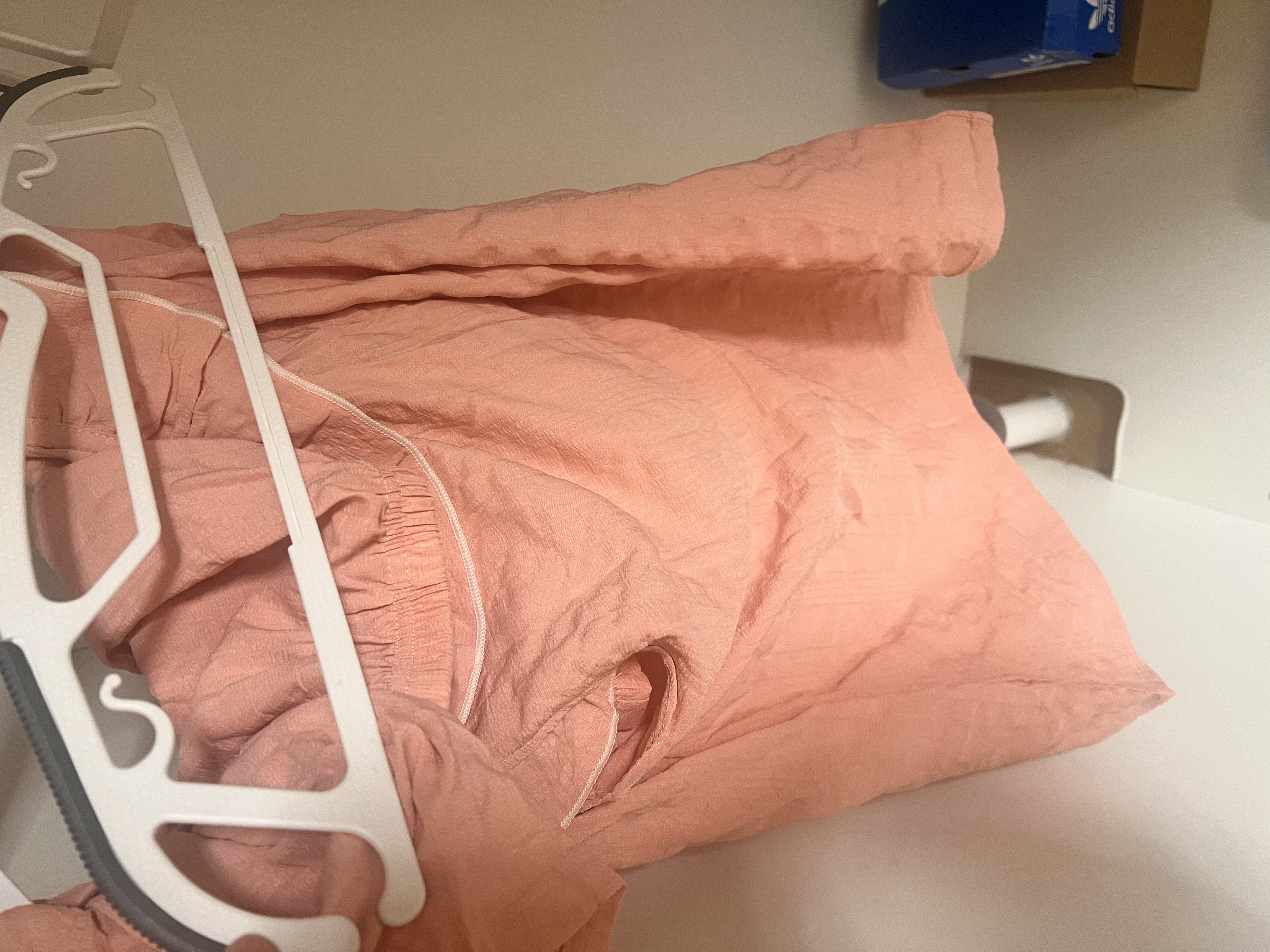 古今（GUJIN）輕薄背心式帶胸墊短袖睡衣女夏季家居服甜美純欲睡褲可外穿套裝L  曬單實拍圖