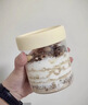 摩登主婦酸奶杯隔夜燕麥杯帶蓋帶勺便攜水果杯外帶上班族早餐杯子 【帶刻度】隔夜燕麥杯-奶白色400ml 曬單實拍圖