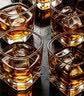 幾物森林 玻璃杯啤酒杯洋酒杯烈酒杯家用威士忌洋酒杯水杯套裝四方杯6只裝 曬單實拍圖