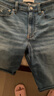 Calvin KleinJeans夏季男士經(jīng)典標牌ck淺藍色洗水微彈潮流美式休閑牛仔短褲 1AA-牛仔淺藍 31 曬單實拍圖