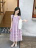 兜兜王國大童巨好看的連衣裙夏2026新款女童多巴胺裙子女孩夏裝絕美公主裙 紫色連衣裙 【夏季新款  公主首選】 150 曬單實拍圖