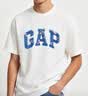 蓋璞Gap男女裝2026夏季新款純棉logo印花沙灘圓領短袖T恤上衣891400 白色 L (175/96A)亞洲尺碼 曬單實拍圖