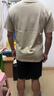 JEEP SPIRIT吉普純棉套裝男夏季重磅百搭潮流休閑短袖短褲透氣寬松T恤兩件套 曬單實(shí)拍圖