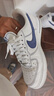 耐克NIKE男空軍一號(hào)AF1 運(yùn)動(dòng)鞋HQ2037-100白藍(lán)41 曬單實(shí)拍圖