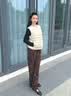波司登26秋馬甲羽絨服排骨條女簡約疊穿便攜領型可調B260135016 曬單實拍圖