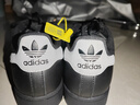 阿迪達斯（adidas）三葉草男女兒童經典貝殼頭板鞋 LA1391黑色【JH9977升級款】 曬單實拍圖