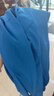 鹿向南法式文藝風(fēng)藍(lán)色連衣裙女夏季新款無袖收腰長裙 藍(lán)色 連衣裙 M 曬單實(shí)拍圖