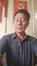 SHARKSETOED輕奢高端男士短袖t恤夏季中年休閑半袖爸爸裝翻領冰絲polo衫上衣 5866灰蘭色 2XL (180) 推薦 【156-168斤】 曬單實拍圖