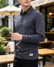 JEEP SPIRIT吉普polo衫男士新款春秋季長(zhǎng)袖休閑百搭T恤高端大品牌感 灰色 M 90-115斤 曬單實(shí)拍圖