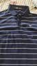 七匹狼【絲光棉】短袖POLO衫男夏季純棉條紋T恤 101(藏青) 3XL185/100A 曬單實拍圖