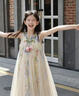 女童裙子夏薄款2026新款夏季兒童碎花裙夏裝小女孩洋氣公主連衣裙 碎花連衣裙 150 曬單實拍圖