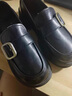 旻勝厚底英倫風(fēng)樂(lè )福鞋女2025新款黑色瑪麗珍一腳蹬小皮鞋jk制服單鞋子 英倫風(fēng)黑色小皮鞋37碼 曬單實(shí)拍圖