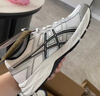 亞瑟士ASICS女鞋舒適透氣跑步鞋緩震回彈跑鞋運動鞋 GEL-CONTEND 4 白色/銀色 38 曬單實拍圖