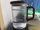綠昌明月牙玻璃茶杯耐高溫茶水分離木把辦公個人專用過濾喝水綠茶泡茶器 曬單實拍圖