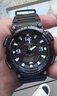 卡西歐（CASIO）太陽能手表AQ-S810W 雙顯運動防水夜光學生考試男表 七夕禮物禮品 AQ-S810W-1AVDF 曬單實拍圖