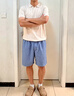 HLA海瀾之家短袖針織衫男輕商務RODRIGO老錢風男夏季七夕禮物 曬單實拍圖